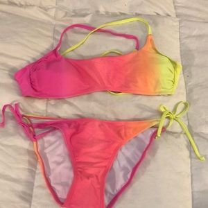 Xhilaration bikini xl top and large bottoms